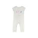 Carter's Short Sleeve Outfit: Gray Marled Tops - Size 18 Month