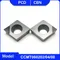 Outil de tournage PCD CCMT060AthCCMT060204 CCMT060208 pour cuivre et aluminium, outils CBN, usinage