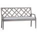 Summer Classics Haley Teak Garden Outdoor Bench Wood/Natural Hardwoods in Brown | Wayfair 295027+C267749N