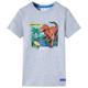 vidaXL Kids' T-shirt Grey 140