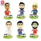 New Soccer Player Star Building Blocks sviluppa hobby modello 3D fai-da-te Mini mattoni giocattolo