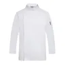 Bianco chef uniforme manica lunga chef cappotto t-shirt Hotel chef giacca ristorante chef cappotto