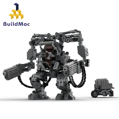 BuildMoc High-Tech Matrix APU Battle Matrixed Roboter Bausteine Set Mecha Maschine Ziegel Spielzeug Image
