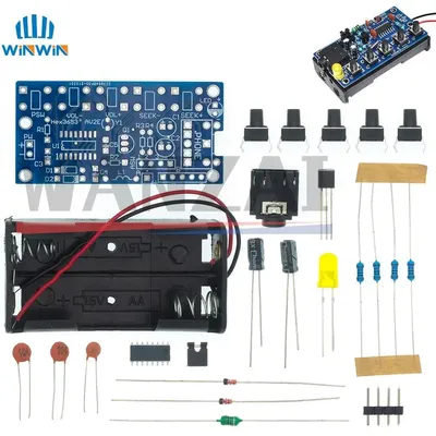 DIY elektronische Kits Wireless Stereo FM Radio Empfänger Modul PCB 76 MHz-108 MHz DC 1,8 V-3,6 V Image