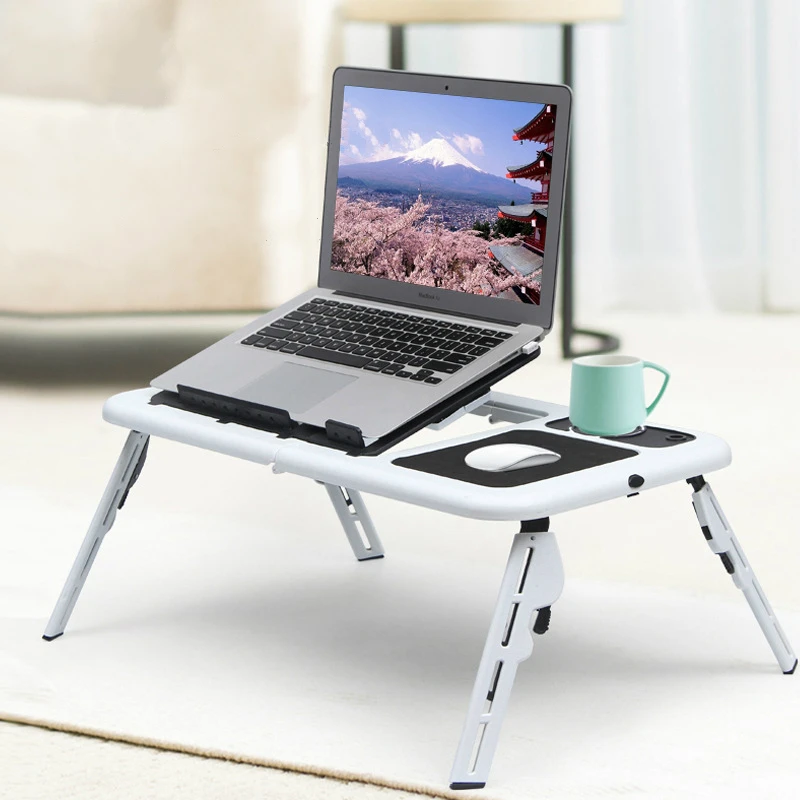 Laptop schreibtisch Multifunktionale notebook computer tisch stand-typ klapp computer tisch USB kühlung bett notebook computer stehen