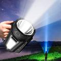 Sports And Outdoors Supplies On Sale Surpdew portable Solar Portable Lamp Wall-Mounted Desktop Usb Charging Outdoor Camping Portable Long-Range Flashlight Cob Work Black One Size