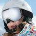 Ikohbadg Winter Ski Goggles Double Layer Adult Men and Women Large Spherical Ski Glasses Equipment Snow Goggles Can Be Stuck Myopia