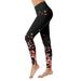 iOPQO Women s Valentine s Day Print Series High Waist Tights Compression Yoga Pants Running Fitness Leggings Women s Pants Leggings for Women Jeggings for Women Workout Pants Women Black M