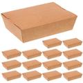 Pizza Holder Container Cardboard Snack Disposable Containers for Food to Go 20 Pcs