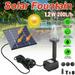 Solar Powered Water Fountain Pump DIY Water Feature Outdoor Fountain Kit