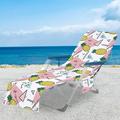 Apmemiss Clearance Beach Chair Towel Microfiber Chaise Lounge Chair Towel Covers for Sun Lounger Pool Sunbathing Beach Hotel Vacation Easy to Carry Around No Sliding (82.68 x28.74 )