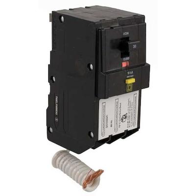 SQUARE D QO350GFI Miniature Circuit Breaker, QO Series, 50A, 3 Pole, 208/120V