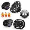 JL AUDIO C2-650X Car Stereo 6.5 Speakers 2-Way 100W Coaxial Speaker + C2-690tx 450W 6 x 9 3-Way Evolution C2 Series Coaxial Car Speakers- Bundle Speaker Package