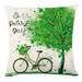 yuehao pillow case st. patrick s day linen pillowcase for home decoration 18x18 inches day linen pillowcase a