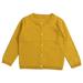 Deals Clearance under 5.00 Lindreshi Winter Coats for Toddler Girls and Boys Baby Infant Kids and Winter Sweater Candy Color Cardigan Solid Color Small Cardigan Children s Sweater
