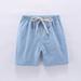 Baby Deals!Toddler Girl Clothes Clearance YANHAIGONG Cotton Shorts Pajamas Toddler Kids Toddler Little Boy Girl Cotton Linen Summer Shorts Solid Color Casual Pants with Drawstrin