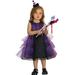 Sunisery Toddler Baby Girl Halloween Dress Mini Dot Print Sleeveless Round Neck Tulle Patchwork A-Line Gown