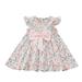Outfits Party Kids Girls Baby Toddler Princess Bowknot Print Casual Fruit Girls Dress