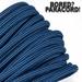 Bored Paracord Brand 550 lb Type III Paracord - Neon Turquoise With Black Stripes 50 Feet
