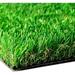 GATCOOL Artificial Grass 1.38 Pile Height Custom Sizes 4 x4â€˜ Realistic Synthetic Grass Drainage Holes Indoor Outdoor Pet Faux Rug Carpet for Garden Backyard Patio Balcony 4FTx4FT (16sq ft)