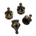 Ceiling Light Shade Vintage Lampshade Knob Metal Finials Retro Screw Cap Knobs 4 Pcs