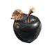 Natural Crystal Fruit Shape Desktop Ornament Christmas Eve Apple Ornament Office Office Table Decoration Holiday Gift Christmas Eve Apple Ornament Natural Crystal Fruit Shape Desktop Ornament Black