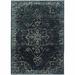 HomeRoots 510054 6 x 9 ft. Blue & Brown Oriental Power Loom Stain Resistant Rectangle Area Rug