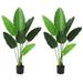 Artificial Monstera Deliciosa Plant Faux Monstera Tropical Palm Tree with Pot for Home Decor Indoor Living Room