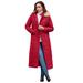 Plus Size Women's Maxi-Length Quilted Puffer Jacket by Roaman's in Classic Red (Size 6X) Winter Coat