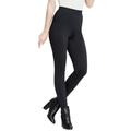 Plus Size Women's Fleece-Lined Legging by Roaman's in Black (Size S)