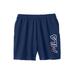 Men's Big & Tall Fila® fleece logo shorts by FILA in Navy (Size 3XL)