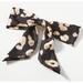 Anthropologie Accessories | Anthropologie Brown Animal Print Oversize Bow Barrette | Color: Brown | Size: Os