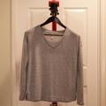 J. Crew Sweaters | J.Crew V-Neck Sweater Size Xs (Orig $48) | Color: Gray | Size: Xs