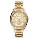 Michael Kors Accessories | Euc | Michael Kors | Pave Lined Square Face Gold Watch | Color: Gold | Size: Os