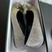 Kate Spade Shoes | Kate Spade Amour Pom Flat Size 8 New In Box | Color: Black/Gold/Silver | Size: 8