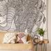 Urban Outfitters Accents | Nwot Urban Outfitters Valentina Harper The Elephant Wall Tapestry | Color: Black/White | Size: Os