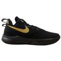 Nike Shoes | Nike Lebron James Witness Akron Sneakers Mens 8.5 Black & Metallic Gold | Color: Black/Gold | Size: 8.5