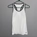 Adidas Tops | Adidas White Workout Tank Top Woman’s Medium New | Color: Tan/White | Size: M