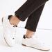 Madewell Shoes | Madewell Court Sneakers In White And Black Leather / 6h Medium | Color: Black/White | Size: 6.5