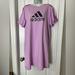 Adidas Dresses | Nwt Adidas W Bos Leo Dress | Color: Purple | Size: L