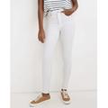 Madewell Jeans | Nwt Madewell 10" High-Rise Stretch Skinny Jeans In Pure White Sz. 26 | Color: White | Size: 26