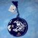 Disney Holiday | Disney World Hollywood Studios Mickey Mouse Sorcerer Black Glass Ornament Nwt | Color: Black/Gold | Size: Os