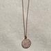 Kate Spade Jewelry | Kate Spade Rose Gold Tone Chain And Pave Pendant With Make Me Blush On The Back | Color: Gold | Size: Os