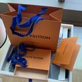 Louis Vuitton Accents | Authentic Louis Vuitton Gift Bag + Gift Box + Receipt Holder+Ribbon | Color: Gold/Orange | Size: Os