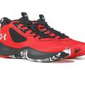 Under Armour Shoes | Brand New Boys Black/Red Lockdown 6 Basketball Shoe | Color: Black/Red | Size: 5b
