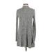 Forever 21 Casual Dress - Sweater Dress: Gray Marled Dresses - Women's Size Medium