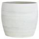 Olly & Rose Extra Large Plant Pot Patterned - Aged Off White Garden Planter - XL Flower Pot Outdoor Planter and Large Plant Pots Indoor - D 44cm 17.5 Inch H 40 cm