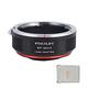 PHOLSY Lens Mount Adapter Manual Focus EF to MFT Compatible with Canon EF EF-S Lens to Micro Four Thirds (M4/3 Micro 4/3) Mount Camera Body Compatible with Olympus Panasonic Lumix Cameras EF to M4/3