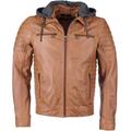 Lederjacke MAZE "Lederjacke" Gr. XL, braun (cognac) Herren Jacken Lederjacken