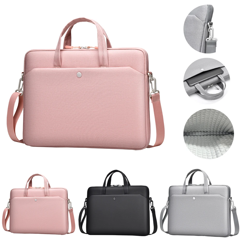 Sacoche pour ordinateur portable 13,3 14 15,6 pouces Macbook Air Pro 13 15 16 HP Xiaomi Huawei Asus Lenovo Dell PC ordinateur tablette épaule portable sac à main porte-documents messager sac pour